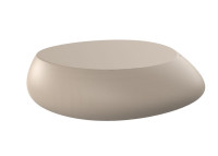 Table basse design forme galet en polyéthylène - Stone Vondom