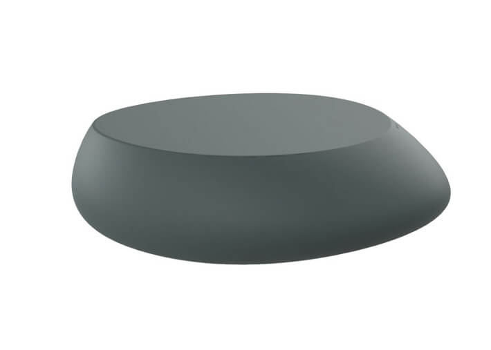 Table basse design forme galet en polyéthylène...