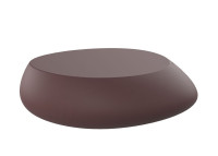Table basse design forme galet en polyéthylène - Stone Vondom