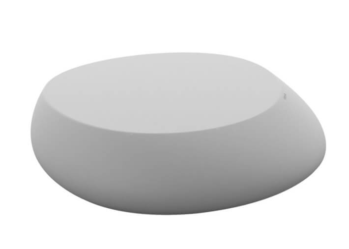 Table basse design forme galet en polyéthylène...