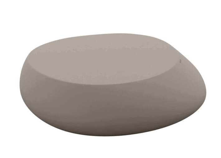 Table basse design forme galet en polyéthylène...