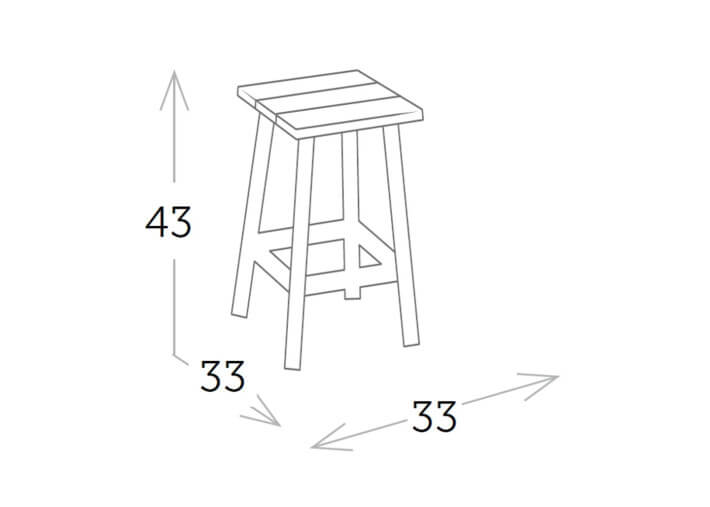 Set de 2 tabourets en aluminium 3 coloris -...