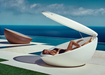 Daybed original avec auvent intégré - coloris au choix -... 2