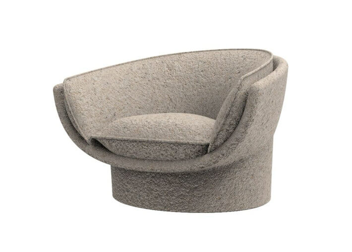 Fauteuil lounge design en polyéthylène par...