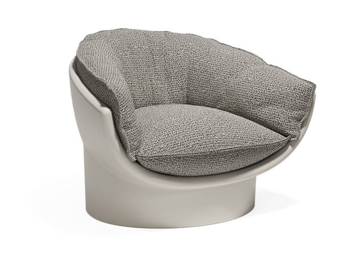 Fauteuil lounge design en polyéthylène par...