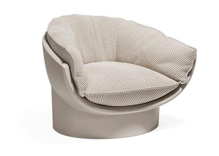 Fauteuil lounge design en polyéthylène par...