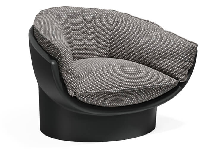 Fauteuil lounge design en polyéthylène par...