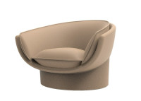 Fauteuil lounge design en polyéthylène par Ramon Esteve - Luna Vondom
