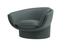 Fauteuil lounge design en polyéthylène par Ramon Esteve - Luna Vondom