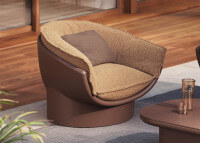 Fauteuil lounge design en polyéthylène par Ramon Esteve - Luna Vondom