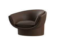 Fauteuil lounge design en polyéthylène par Ramon Esteve - Luna Vondom