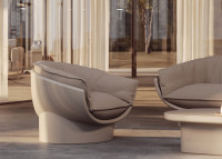 Fauteuil lounge design en polyéthylène par Ramon Esteve - Luna Vondom