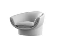 Fauteuil lounge design en polyéthylène par Ramon Esteve - Luna Vondom