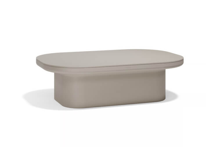 Table basse design en polyéthylène par Ramon...