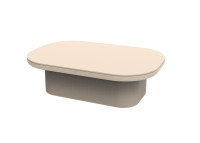 Table basse design en polyéthylène par Ramon Esteve - Luna Vondom