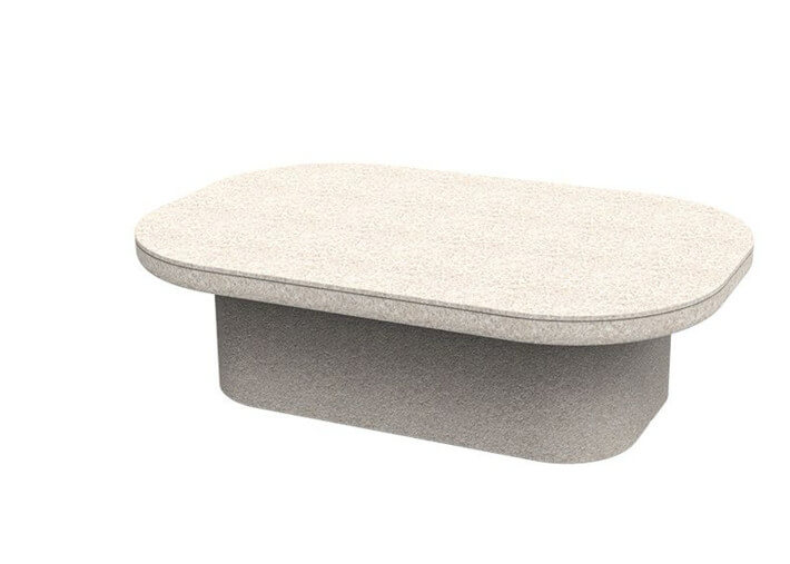 Table basse design en polyéthylène par Ramon...