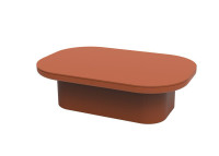 Table basse design en polyéthylène par Ramon Esteve - Luna Vondom
