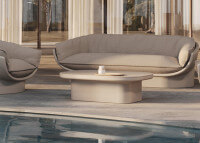 Table basse design en polyéthylène par Ramon Esteve - Luna Vondom