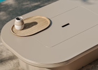Table basse avec espace de rangement en polyéthylène - Luna Vondom