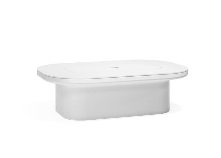 Table basse avec espace de rangement en...