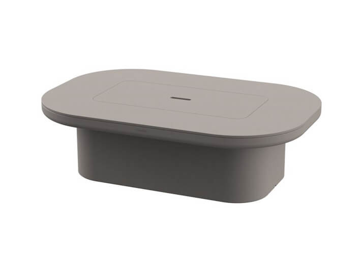 Table basse avec espace de rangement en...