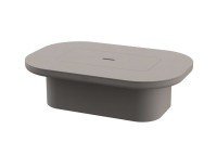 Table basse avec espace de rangement en polyéthylène - Luna Vondom