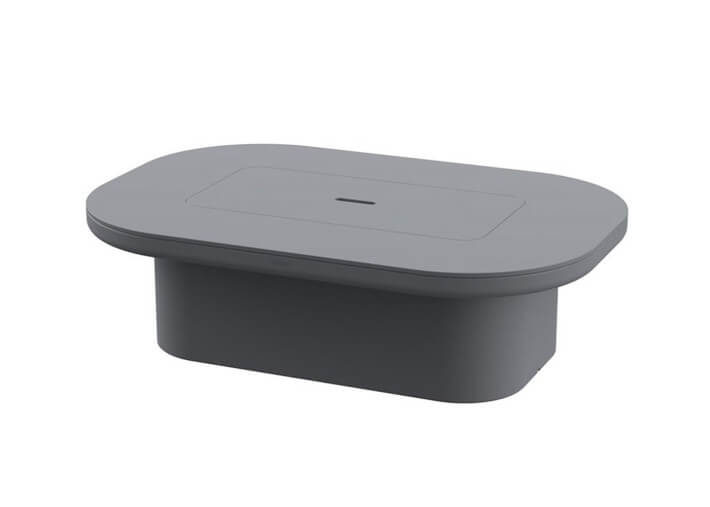 Table basse avec espace de rangement en...
