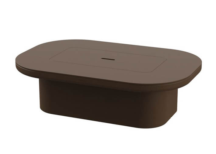 Table basse avec espace de rangement en...