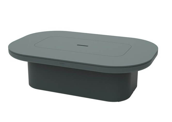 Table basse avec espace de rangement en...