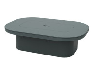Table basse avec espace de rangement en polyéthylène - Luna Vondom