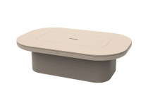 Table basse avec espace de rangement en polyéthylène - Luna Vondom