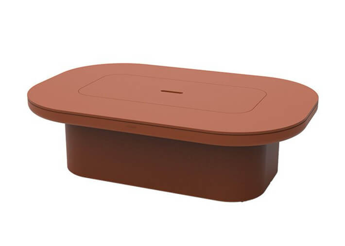 Table basse avec espace de rangement en...