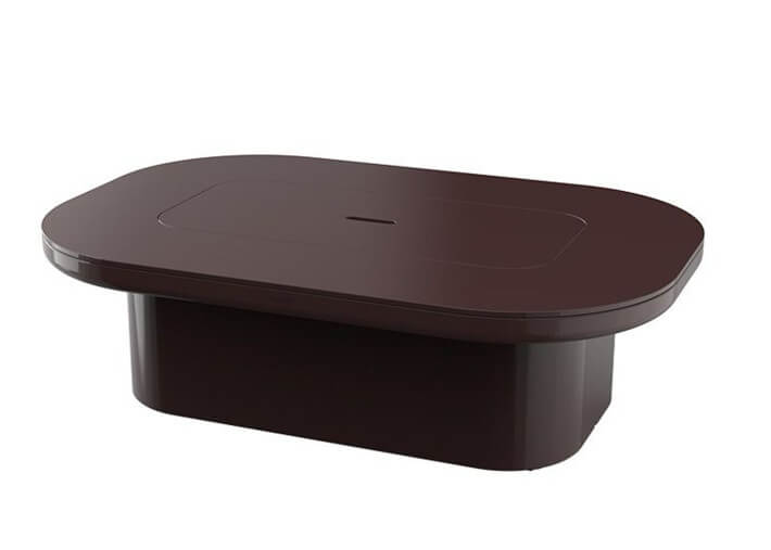 Table basse avec espace de rangement en...