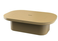 Table basse avec espace de rangement en polyéthylène - Luna Vondom