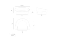 Daybed design et confortable en polyéthylène Ramon Esteve -Luna Vondom