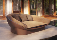 Daybed design et confortable en polyéthylène Ramon Esteve -Luna Vondom