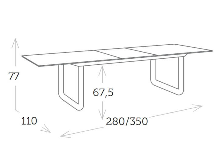 Table d'exterieur extensible en verre 3 coloris...