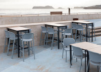 Set de 4 Tabourets de bar extérieur intérieur 9 coloris Trena Ezpeleta