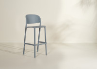 Set de 4 Tabourets de bar extérieur intérieur 9 coloris Trena Ezpeleta