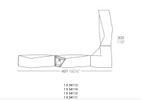 Bar modulaire à composer design graphique mat ou laqué - Faz Vondom