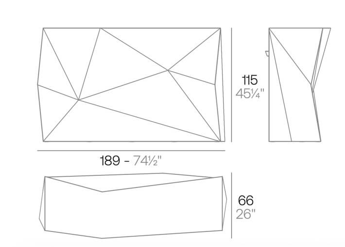 Bar modulaire à composer design graphique mat...