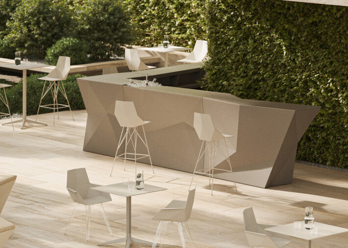 Bar modulaire à composer design graphique mat...