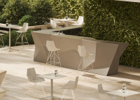 Bar modulaire à composer design graphique mat ou laqué - Faz Vondom
