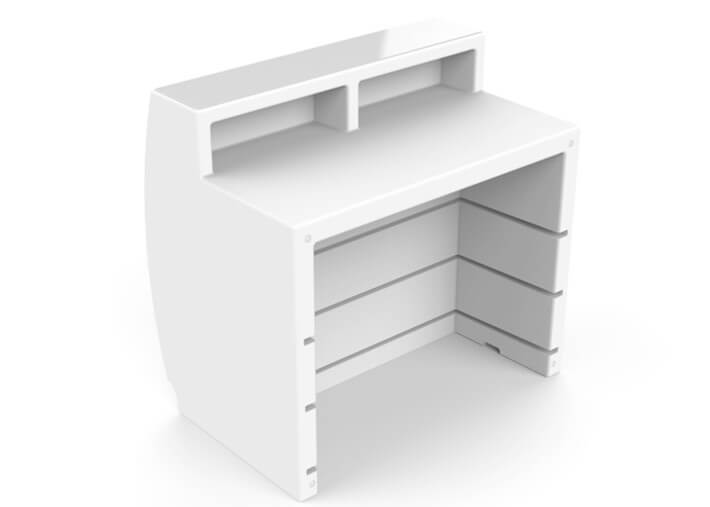 Banque d'accueil - comptoir d'accueil design -...