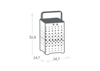 Lampe solaire led avec poignée 5 coloris au choix - Alice Garden Art