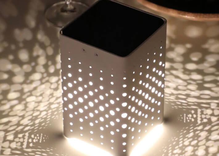 Lampe de table solaire led 5 coloris - Alice...
