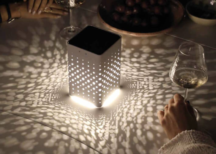 Lampe de table solaire led 5 coloris - Alice...