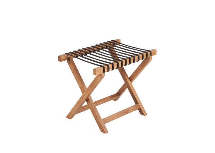 Porte bagages en teck - 55x40 - Luggage Rack M...