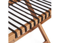 Porte bagages en teck - 55x40 - Luggage Rack M par Bazar Bizar