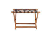 Porte-bagages en teck 80x55 - Luggage Rack L par Bazar Bizar